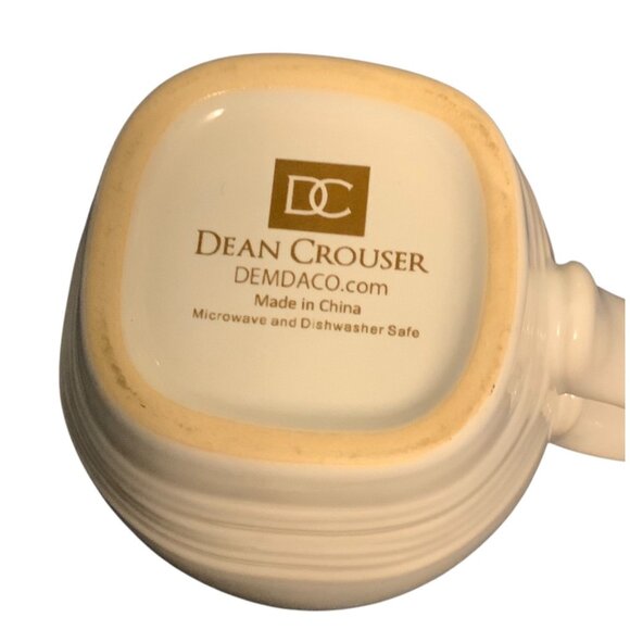 DEMDACO Dean Crouser Spring Cardinal Watercolor Yellow 16 oz. Glossy Stoneware - Picture 4 of 6